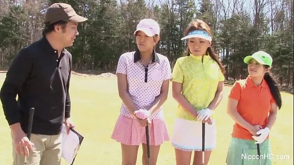 Grote Asian teen girls plays golf nude fijne films