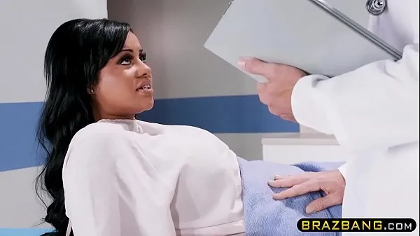 Stora Doctor cures huge tits latina patient who could not orgasm fina filmer