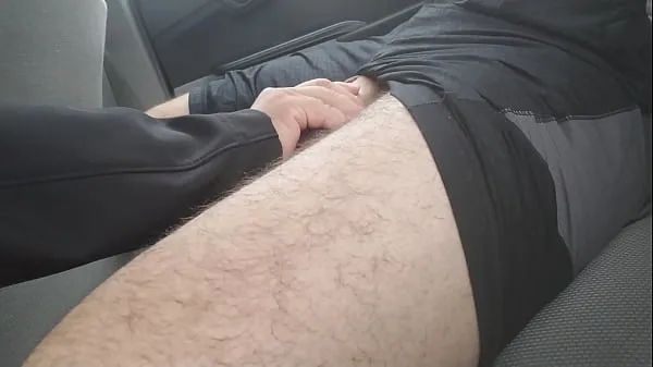 Grote Letting the Uber Driver Grab My Cock fijne films