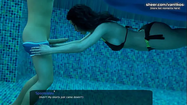 Büyük Hot underwater blowjob deepthroat from a gorgeous black-haired milf with a big ass and nice tits l My sexiest gameplay moments l Milfy City l Part güzel Filmler