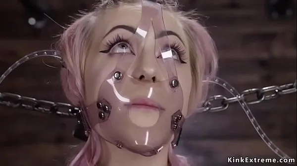 Nagy Alt blonde in extreme device bondage remek filmek