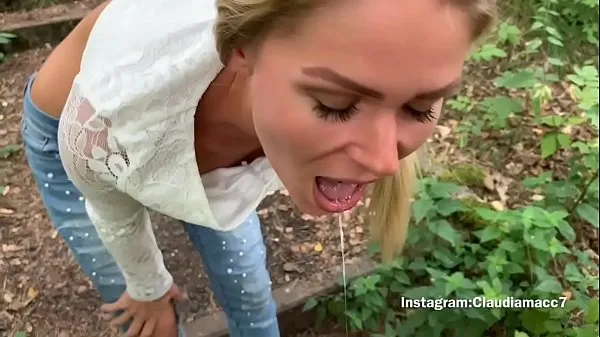 Big Blowjob and fucking in the forest fine Movies