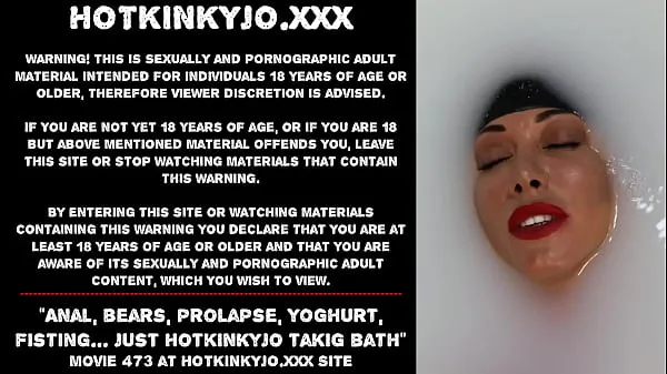 Filem besar Anal, bears, prolapse, yogurt, fisting… just Hotkinkyjo takig bath halus