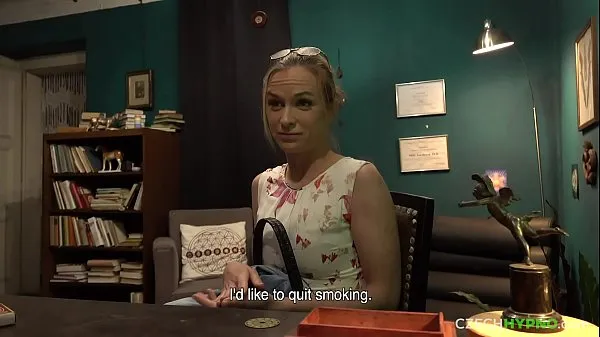Big Cute Blonde Wife Wants To Stop Smoking fine Movies