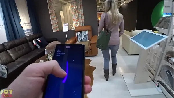 Store Vibrating panties while shopping - Public Fun with Monster Pub fine filmer