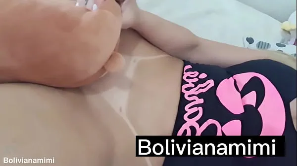 Big My teddy bear bite my ass then he apologize licking my pussy till squirt.... wanna see the full video? bolivianamimi fine Movies