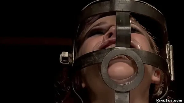 Nagy Gagged slave in extreme device bondage remek filmek
