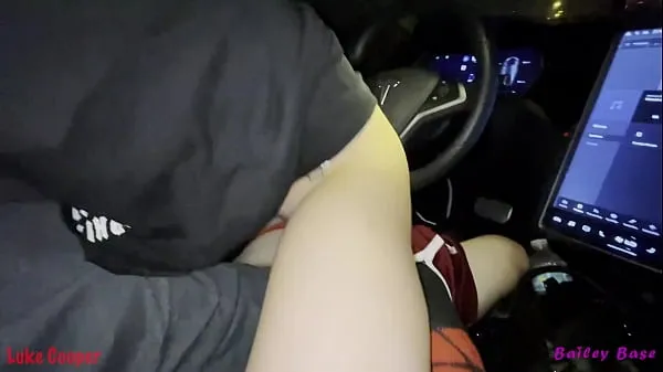 Fucking Hot Teen Tinder Date In My Car Self Driving Tesla Autopilot Film bagus yang bagus