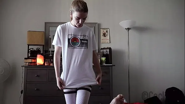 Veliki Seductive Step Sister Fucks Step Brother in Thigh-High Socks Preview - Dahlia Red / Emma Johnson dobri filmi