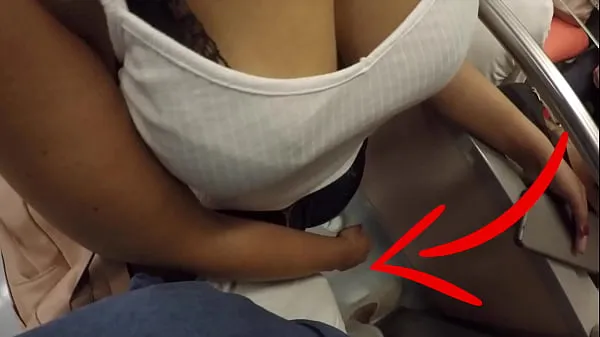 أفلام رائعة Unknown Blonde Milf with Big Tits Started Touching My Dick in Subway ! That's called Clothed Sex رائعة