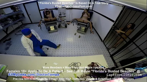 Big Floridas Busted Beaches" Asia Perez Little Mina & Ami Rogue Arrested & Get Strip Search & Gyno Exam By Doctor Tampa On Way To Florida Beach fine Movies