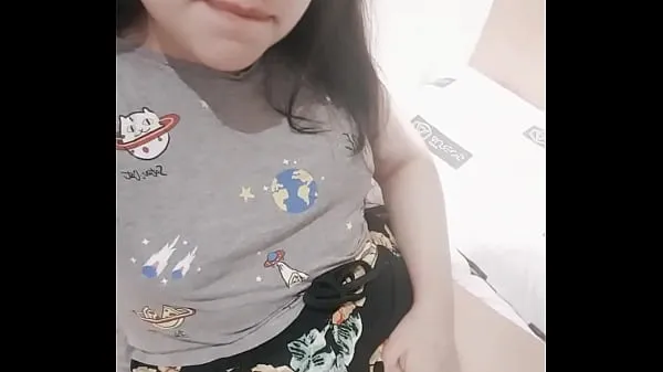 Big Cute petite girl records a video masturbating - Hana Lily fine Movies