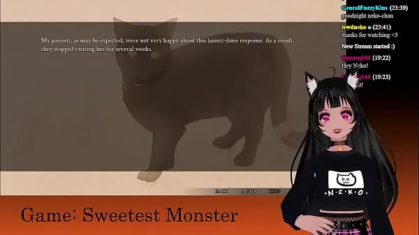 Grandi VTuber LewdNeko Plays Sweetest Monster Part 1film di qualità