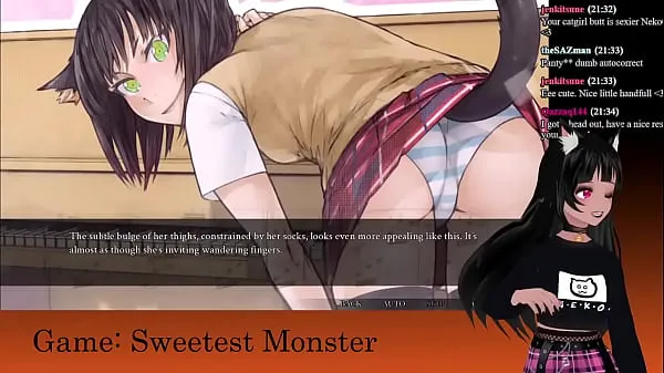 Filem besar VTuber LewdNeko Plays Sweetest Monster Part 2 halus