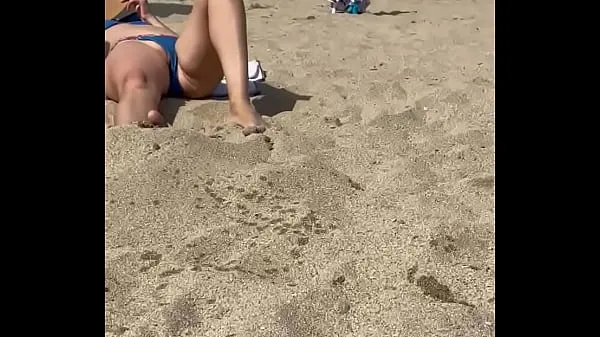 Big Public flashing pussy on the beach for strangers fine Movies