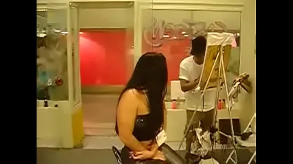 Nagy Monica Santhiago Porn Actress being Painted by the Painter The payment method will be in the painted one remek filmek