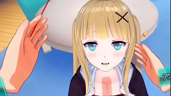 Veľké Eroge Koikatsu! VR version] Cute and gentle blonde big breasts gal JK Eleanor (Orichara) is rubbed with her boobs 3DCG anime video skvelé filmy