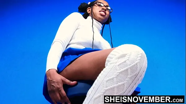 Big 2022 Cute Model Sheisnovember Lashawn Mosley Posing In Los Angeles During Photo Shoot Flashing Her Big Ass And Shaved Pussy, By JDG Pornart Studio, Wiggling Her Sexy Booty, White Cotton Panties To the Side Wedgie, Winking Anus by Msnovember fine Movies