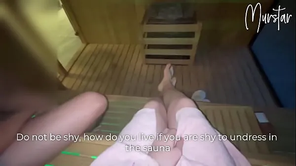 Büyük Risky blowjob in hotel sauna.. I suck STRANGER güzel Filmler