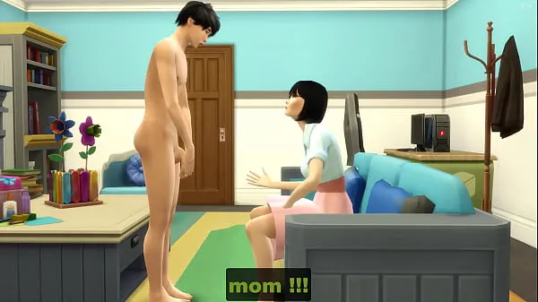 Japanese step-mom and step-son fuck for the first time on the sofa Phim hay lớn
