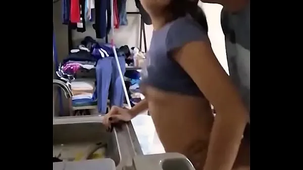 Store Cute amateur Mexican girl is fucked while doing the dishes fine filmer