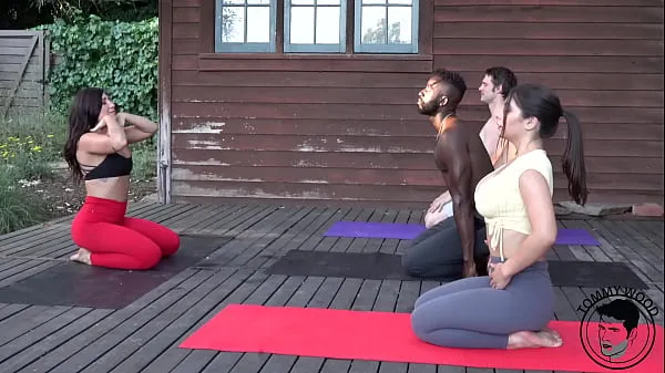 대형 BBC Yoga Foursome Real Couple Swap 고급 영화