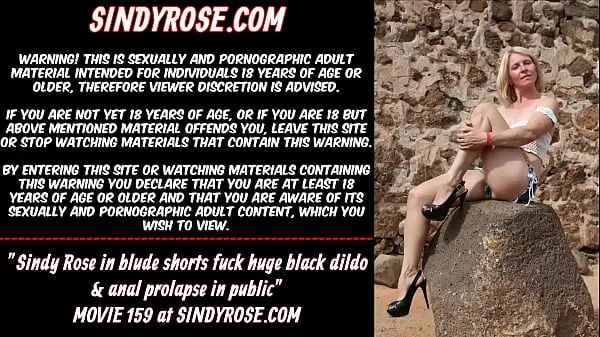 Big Sindy Rose black dildo fine Movies