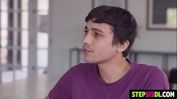 He gets an erection when he sees his stepsister walking around the house in a small skirt and wants to have sex with her on the couch because she used to masturbate there Film bagus yang bagus