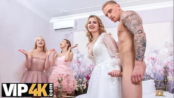 Big BRIDE4K. Foursome Goes Wrong so Wedding Called Off fine Movies