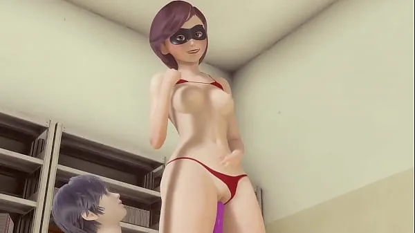 Big 3d porn animation Helen Parr (The Incredibles) pussy carries and analingus until she cums fine Movies
