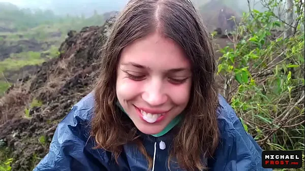 Big The Riskiest Public Blowjob In The World On Top Of An Active Bali Volcano - POV fine Movies