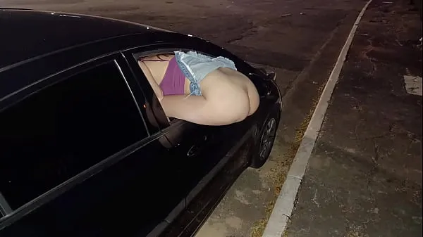 Big Married with ass out the window offering ass to everyone on the street in public fine Movies