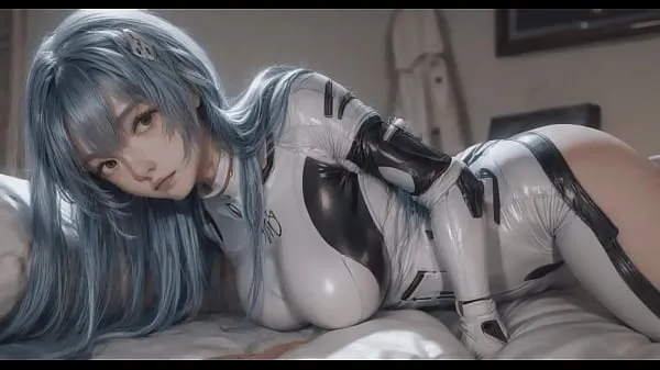Filem besar AI generated Rei Ayanami asking for a cock halus
