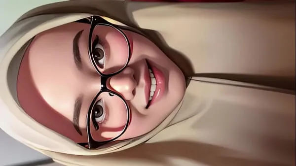 Suuret hijab girl shows off her toked hienot elokuvat