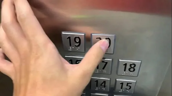 أفلام رائعة Sex in public, in the elevator with a stranger and they catch us رائعة